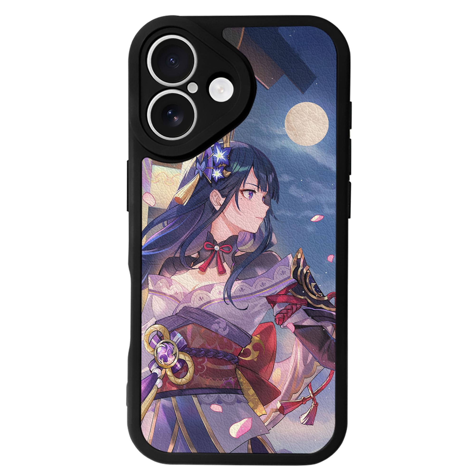 げんし神 genshin 【iPhone 16シリーズ対応】シリコンスマホケース（レザー調） 材質：シリコン